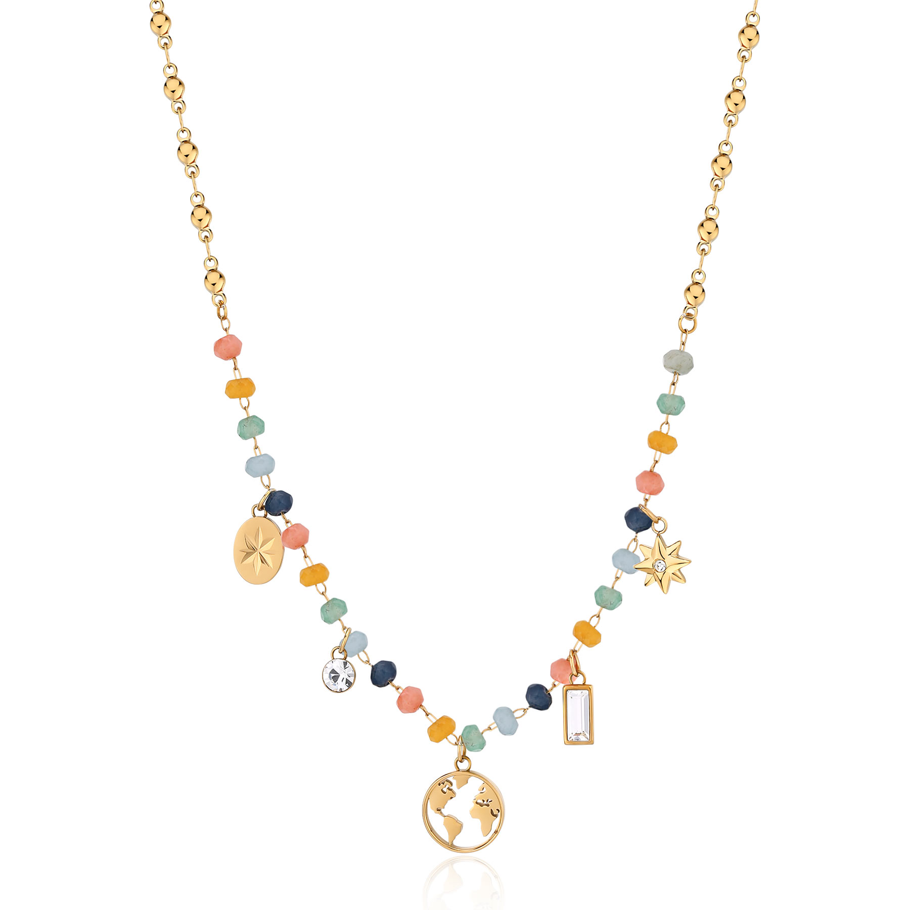 Collana Chakra Viaggi Donna Brosway in Acciaio cod. BHKN083